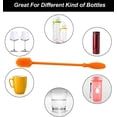 thumbnail image 5 of Silicone Bottle Brush, 12-inch Long-Handle Brush to Clean Narrow Bottles, Baby Bottle Brush, 12” L x 1 ¼”W x ¾” H, Orange, 5 of 5