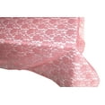 thumbnail image 3 of Sheer Lace Tablecloth Overlay Wedding and Party Decoration Mauve, 3 of 3