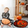 thumbnail image 6 of LHWEN Halloween Themed Carpet Imitation Floor Mat Door Mat Anti Slip Pumpkin Perfect Gift for Thanksgiving Christmas Birthday Party Soft Texture Living Room Dining Room Bedroom Entrance Kitchen, 6 of 9