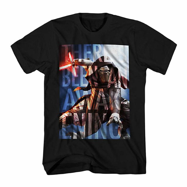 Star Wars VII : le Réveil de la Force Kylo Ren Vu à Travers le Silence T-Shirt / L