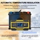 thumbnail image 3 of Batería de Auto de 10 Amperios Charger, Batería Inteligente Totalmente Automática de 12V y 24V con Mantenedor de Goteo Charger con Compensación de Temperatura para Camión, Motocicleta, Césped, Barco,, 3 of 8