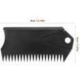 thumbnail image 2 of CHICHUMID Surfboard Wax Scraper 1Set Plastic Black For Surfing And Board Maintenance Multi Functional Design, 2 of 8