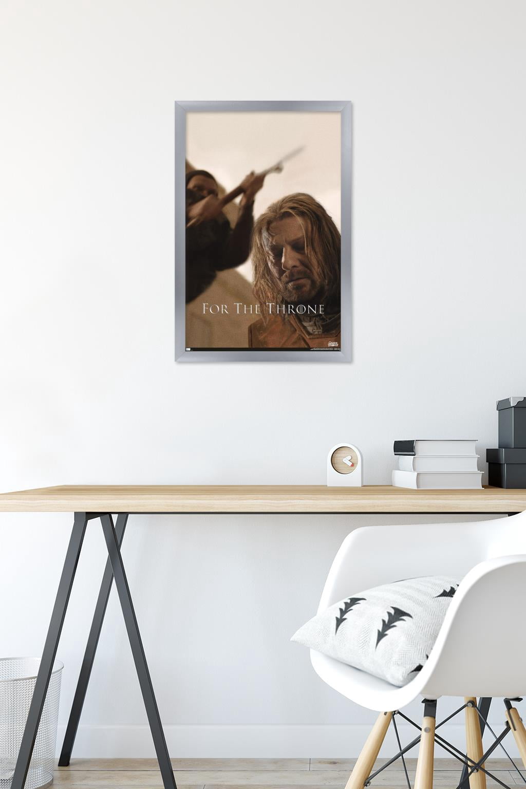 Game of Thrones - Ned Stark Wall Poster, 14.725" x 22.375", Framed