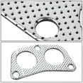 thumbnail image 3 of DNA Motoring GKT-A-2-DP-DNT-GPT-KIT Aluminum Gasket+Donut+Studs+Bolts for 4-2-1 Header/Downpipe Flange Fits select: 1990-2007 HONDA ACCORD, 1988-2000 HONDA CIVIC, 3 of 5