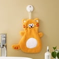 thumbnail image 5 of Cute Chenille Hand Towels for Bathroom, Hanging Hand Towel with Hanging Loop, Funny Cartoon Animal Kids Hand Towel Set Kitchen, Absorbent Thick, 5 of 8