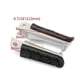 thumbnail image 3 of Motorcycle Front Foot Pegs Footrests Black Pedals For Honda CB250 CBR600F CB600F NC700 Hornet 250 600 Aluminum Rubber, 3 of 5