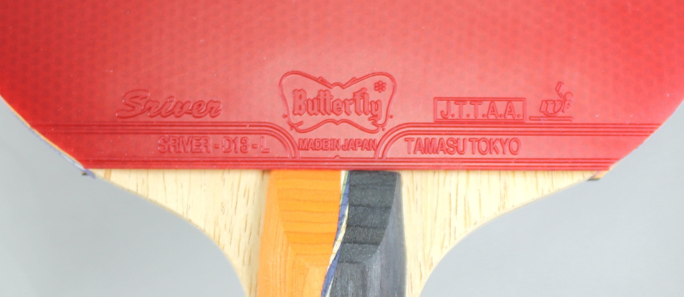 Butterfly Nakama S1 Table Tennis Racket-Carbon Blade-Sriver 1.9 Rubbers