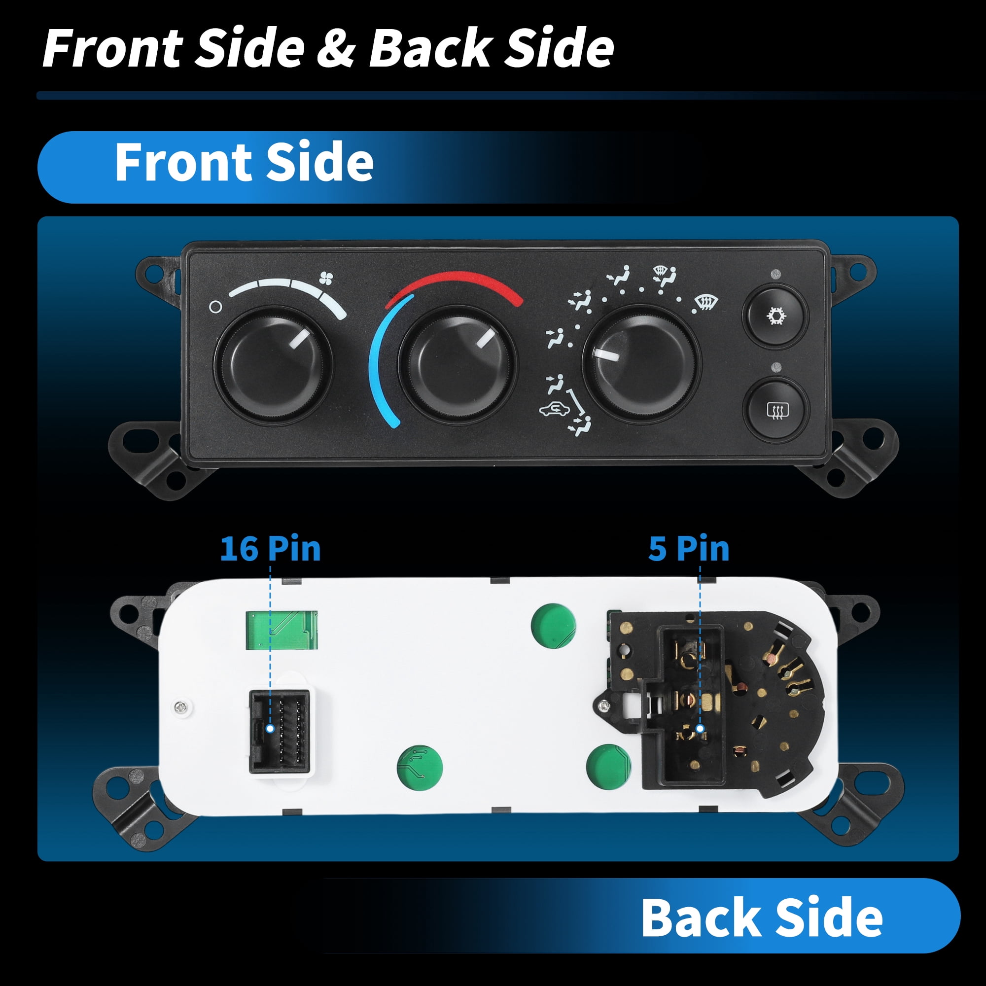 Unique Bargains A/C Climate Control Module for Dodge for Ram 1500-3500 2006-2008