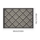 thumbnail image 3 of Alfombrilla antideslizante para baño – Alfombrilla absorbente de secado rápido para entrada de dormitorio o cocina – Alfombra de poliéster suave con base de goma – Alfombrilla lavable a máquina, 3 of 6