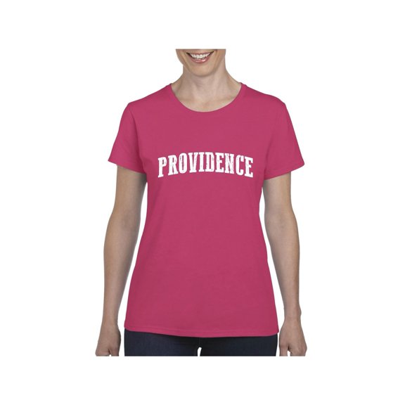 MmF - Women's T-Shirt Short Sleeve, up to Women Size 3XL - Providence
