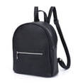 thumbnail image 1 of Ladies Backpack Large Capacity Fashion Knapsack PU Leather Casual Travel Leisure, 1 of 10