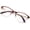 Purple, variant on Premium Women Fashion Half Rim Optical Frame Reading Glasses With Rhinestones - Clear Lens Metal Gold Readers