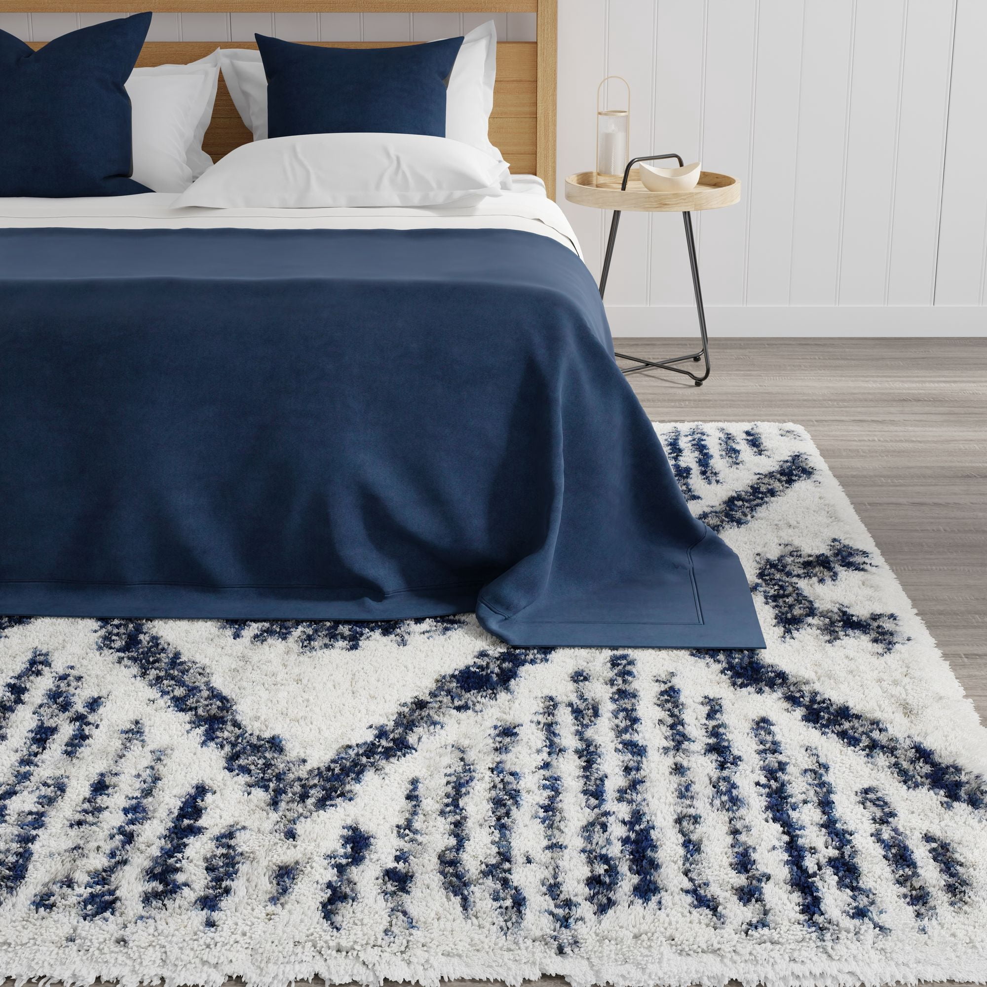 Mason Brooks Indigo Shag CG80A Transitional Geometric 8'3" X 10'0" Area Rug