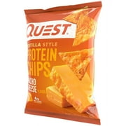 Quest Tortilla Style Protein Chips, Nacho Cheese, 1.1oz, 1 Ct