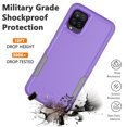 thumbnail image 3 of For Samsung Galaxy A03S A13 A14 A23 A32 A34 A53 A54 5G Case,Njjex 2 in 1 PC Phone Case ,Rubber & Rugged Shockproof Full Body Protection Case Cover-Purple, 3 of 6