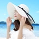 thumbnail image 5 of Qarigey La fibra se mantiene fresca y resistente a los rayos con tela transpirable para aplicaciones amplias en la playa y el parque Borde de Sombreros Blanco crema, 5 of 6