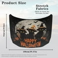thumbnail image 7 of Uorisanigo Car Hood Cover Protection - 59.05x39.37 in Hood Covers for Cars, Women Men Automotive Exterior Accessories Fits for Most Cars, Pickups, SUV(Happy Halloween Black Cat), 7 of 7
