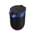 thumbnail image 1 of Multi-Functional LED-Lit Car Ashtray with Secure Lid & One-Click Open - Premium ABS & Stainless Steel Construction, Anti-Slip Base, 2 Extinguishing Holes - Portable for Car, Office, Home Use (Blue), 1 of 6