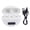 White, variant on M Buder Wireless Bluetooth Earbuds LED Digital Display HiFi Touch Control Ear Buds with Noise Canceling Mics for Cycling Running Exercise Daily Workout Travel Use, Violet Edition[cite: 1]
