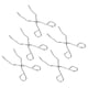 thumbnail image 1 of Alicates De Abrazadera Para Pinzas De Crisol Pinzas De Crisol De Acero Inoxidable Resistentes A La Oxidación 5 Piezas Mordazas Antideslizantes Convexas Versátiles Para Anggrek Hardware, 1 of 8