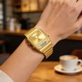 thumbnail image 2 of Vintage Digital Watch for Women, Fashion Multi-Color Electronic Wristwatch with Clear Display, Alarm & Stopwatch, Slim Stylish Design for Casual Wear, Ideal Gift for Friends and Family A, 2 of 8