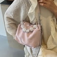 thumbnail image 5 of Bolso bandolera de mujer con cadena de cuentas de PU de moda de gran venta 2024 Nueva tendencia informal Bolso de hombro versátil para mujer, 5 of 5