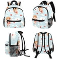 thumbnail image 4 of Cupid Traveling Backpack with Adjustable Shoulder Strap, Large Capacity, Printed Design, Lightweight, Suitable, School Backpack Set, Large Backpack., 4 of 6