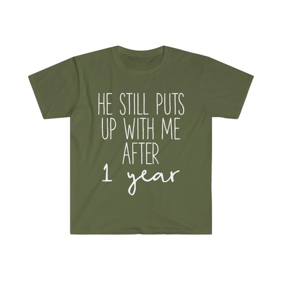 One Year Anniversary Shirt, Gifts, Tshirt, T-shirt Tee