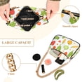 thumbnail image 2 of FORMRS Womens Shoulder Bag with Chain Strap Clutch Purse Cute Tote Handbag, White Vegetables Pattern, 2 of 7