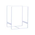 thumbnail image 1 of Estante para secar platos Estantes para platos de metal Soporte para platos Gabinete Estante de almacenamiento Tapa de olla Soporte para cuencos Organizador de encimera-Blanco, 1 of 5
