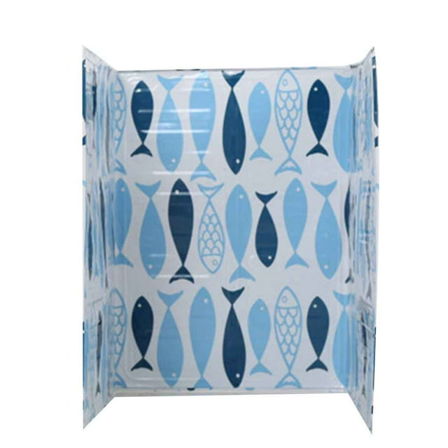 Kitchen Printing Gas Cooker Stove Range Protector Baffle baffle Gas cooker Dam-Board Oil Insulation Splash Scald Guard Board