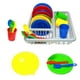 thumbnail image 2 of de platos para niños, 28 piezas de vajilla para niños con estante de almacenamiento Juguetes de cocina de plástico, Juguete educativo y de, 2 of 8