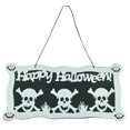 thumbnail image 2 of 2PCS Halloween Door Sign Witch Pumpkin Skeleton Halloween Hanging Decoration, 2 of 8