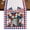 White, variant on USA 4th of July Burlap Cotton Table Runner 13x36 Inches Short, Floral Patriotic Grey Wooden Farmhouse Table Runners, Outdoor Dining Tablecloths Decor for Baby Shower/Party/Wedding