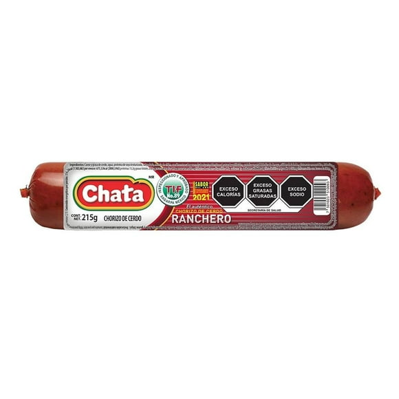 Chorizo ranchero Chata 215 g