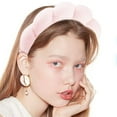Spa Headband for Women Sponge Terry Towel Cloth Head Band Wide Hair