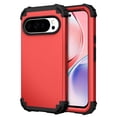 thumbnail image 1 of for Google Pixel 10 Pro XL Case, Heavy Duty Military Grade Drop Protection Hybrid Cover, Rugged Shockproof Dustproof Triple-Layers Tough Phone Case for Google Pixel 10 Pro XL, Red, 1 of 7