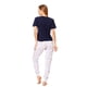 thumbnail image 3 of Incógnita Pijama Ligera Pantalón Blusa Estampado Mujer Juvenil Marino azul marino ECH Incógnita 660034, 3 of 5