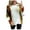 Brown, variant on Womens Sweater Casual Long Sleeve Color Block Crewneck Knit Pullover Fall Outfits Clothes,Blue,L