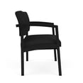 thumbnail image 4 of Lenox Steel Reception Waiting Room Bariatric Chair / Black Steel / Black, 4 of 5