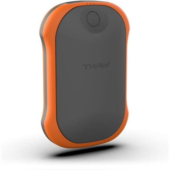 THAW Rechargeable Hand Warmer | Hand Warmer & Power Bank Fits in Jacket/Coat Pocket Easily | Great for Hunting, Sports, Camping, Outdoors | 3 Levels of Relaxing Heat, Large