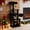 Black, variant on Senbonry 49in Gothic Cat Tree Tower for Indoor Cats with Scratching Posts, 9 Inchs Tunnel, Condo, Basket, Pompoms,Black