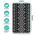 thumbnail image 5 of Boho Retro Floral Pet Feeding Mat-Abstract Art Pattern Absorbent Pet Placemat for Food and Water Bowl, with Waterproof Rubber Backing, Quick Dry Water Dispenser Mat for Dog and Cat (12"x20"), 5 of 7