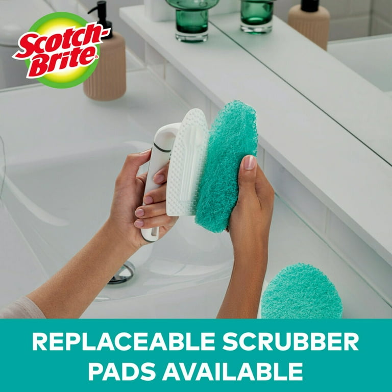 Scotch-Brite Non-Scratch Handheld Bathroom Scrubber 