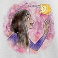 thumbnail image 2 of Girl's Disney Wish Asha Watercolor Portrait  T-Shirt - White - Small, 2 of 4