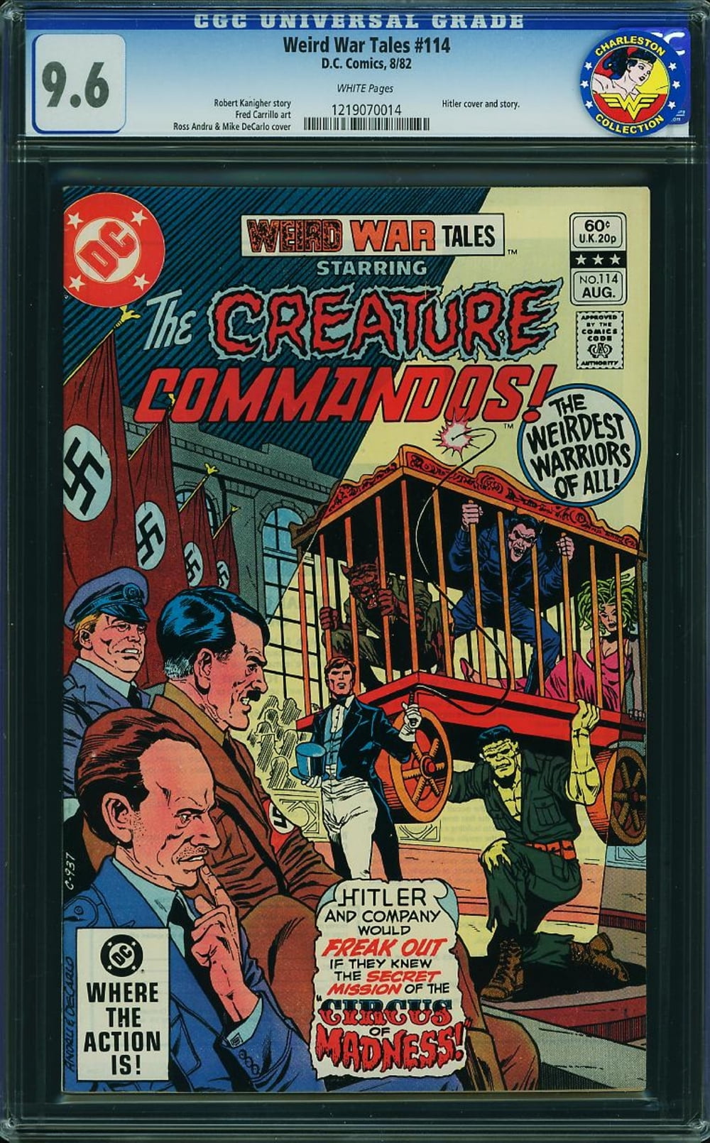 Cover of Weird War Tales #114