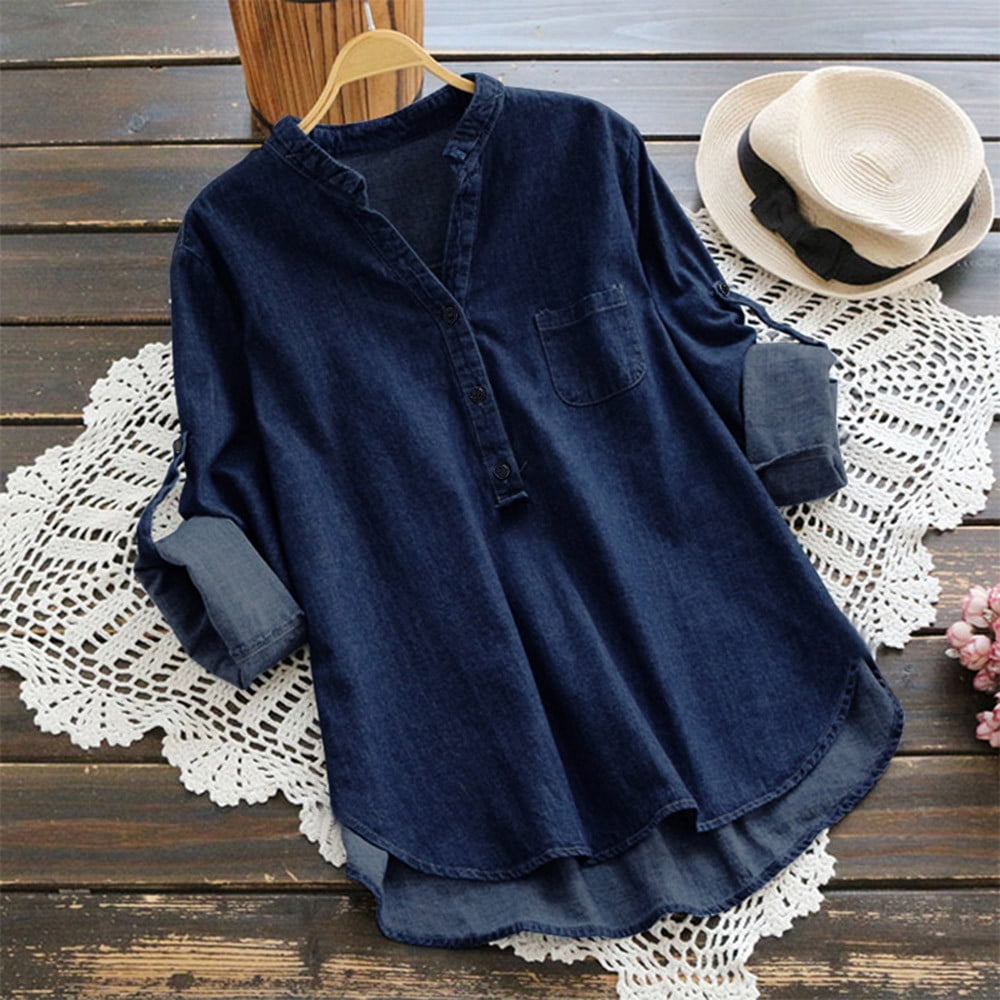 Womens Denim Tops