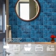 thumbnail image 3 of DEWOO Peel and Stick Tile Backsplash, 12”×12”Stick on Backsplash for Kitchen, Self Adhesive Tile Stickers for Kitchen Backsplash and Bathroom(10 Sheets), 3 of 9