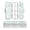 Cute Cartoon Llama Pattern, variant on Plastic Pencil Box Large Capacity Pencil Boxes Clear Boxes with Snap-Tight Lid Stylish Office Supplies Storage Organizer Box Cute Little Dog Pattern