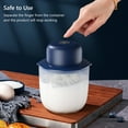 thumbnail image 3 of Electric Egg Beater with 1000ml Sealed Container Wireless Automatic Milk Froth Maker Vertical Egg Mixer Kitchen Blender for Baking, Cooking, Sauces, Cream, Coffee, 3 of 8